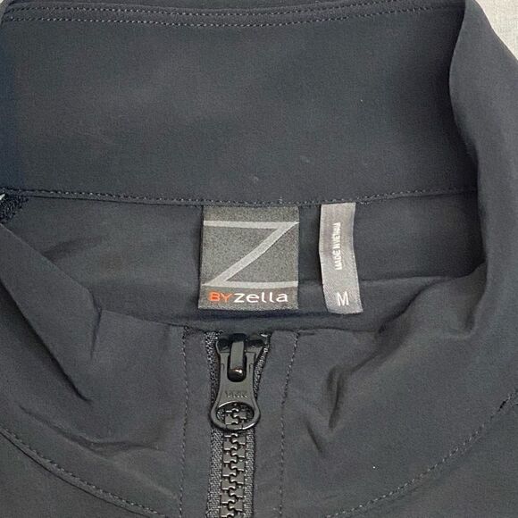 Zella NWT black lightweight full zip jacket with mesh sleeves size M - Picture 10 of 15